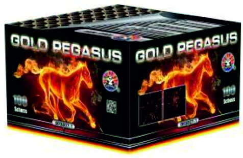 Feuerwerk Gold Pegasus von Panda online kaufen im Pyroshop von Funkelfun