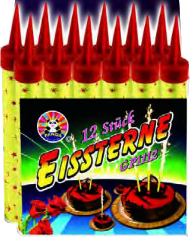 Feuerwerk Eissterne von Panda online kaufen im Pyroshop von Funkelfun