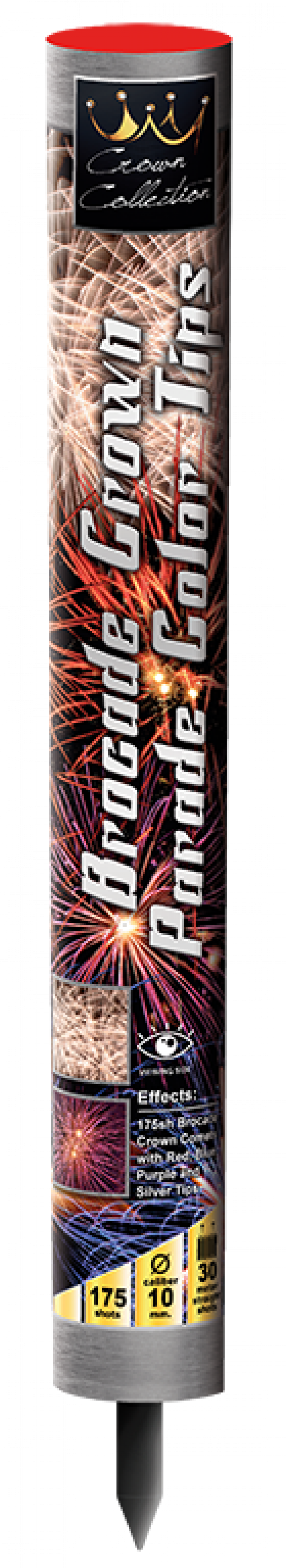 Feuerwerk RK Brocade Crown Color Tips Parade von Broekhoff online kaufen im Pyroshop von Funkelfun