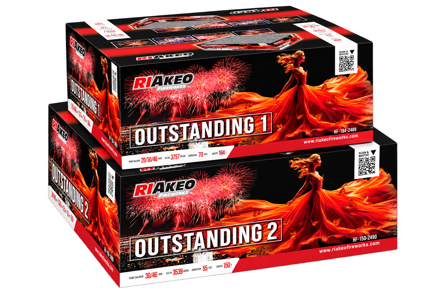 Outstanding 1 + 2 Feuerwerk – Abbildung des Artikels