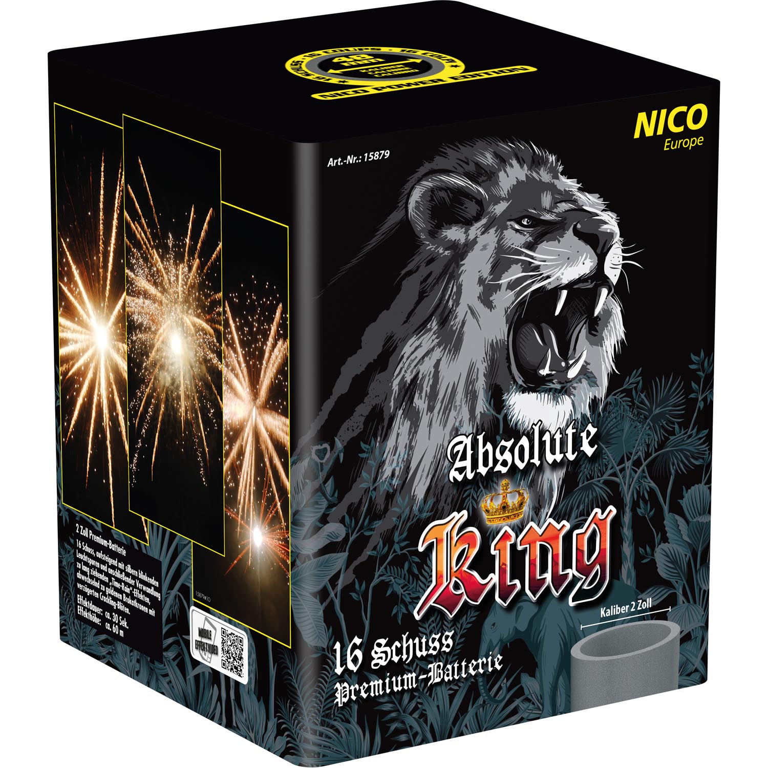 Feuerwerk Absolute King von Nico online kaufen im Pyroshop von Funkelfun