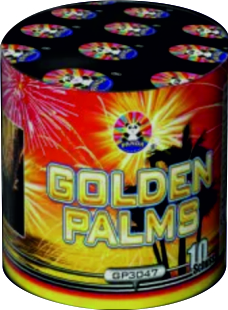Feuerwerk Golden Palms von Panda online kaufen im Pyroshop von Funkelfun